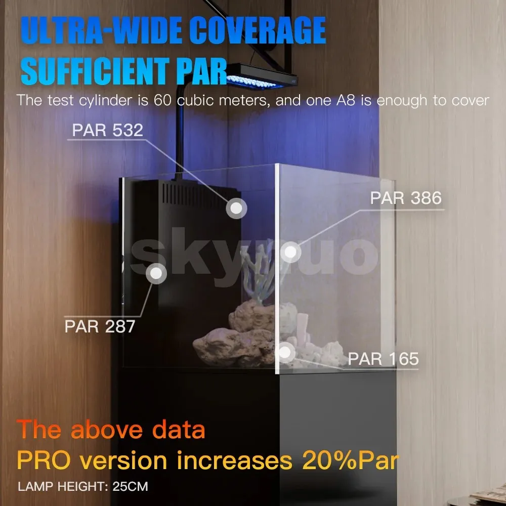 A8se/a8pro 2.0 geração 240w in - Marine Aquarium App avaliação e preço
