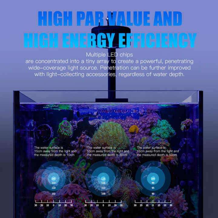 100w espectro completo wifi ap - Marine Aquarium App avaliação e preço