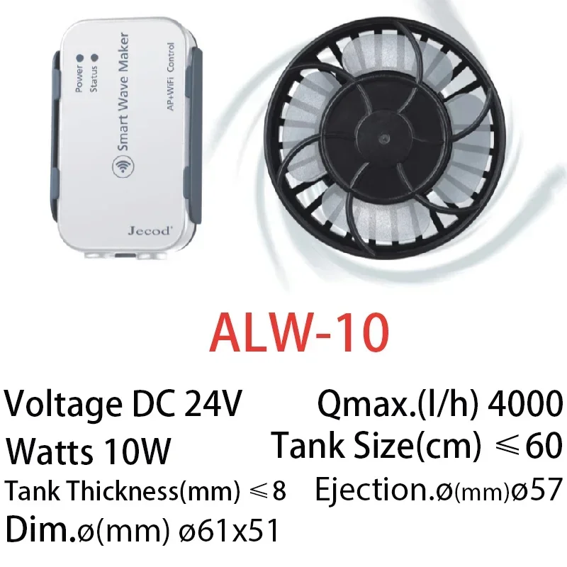 Jebao jecod nova série alw wif - Powerhead Wave Maker avaliação e preço