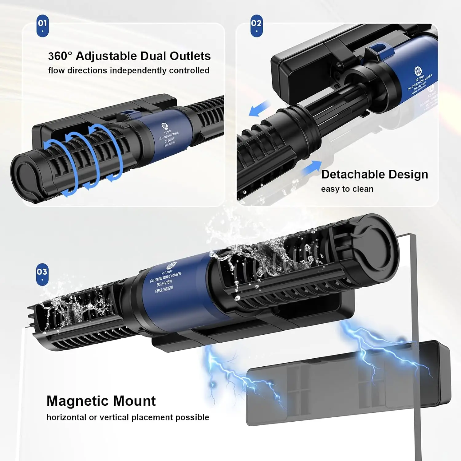 Gerador de Ondas para Aquário, - Powerhead Wave Maker avaliação e preço