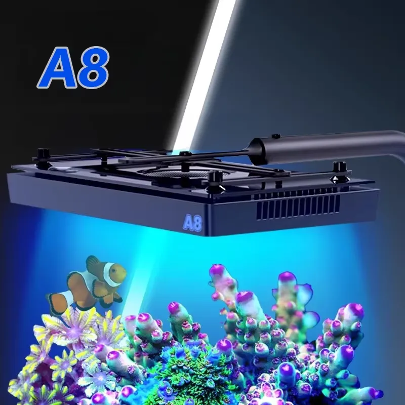 Luz LED Marinha A8SE II Max Bl - Marine Aquarium App avaliação e preço